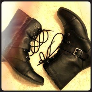 Black Combat Boots